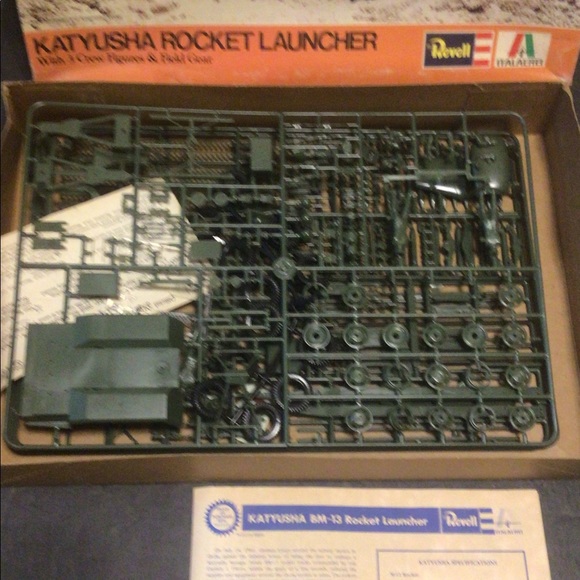 1976 NIB Revell Russian Rocket Launcher Model toy - Picture 4 of 6